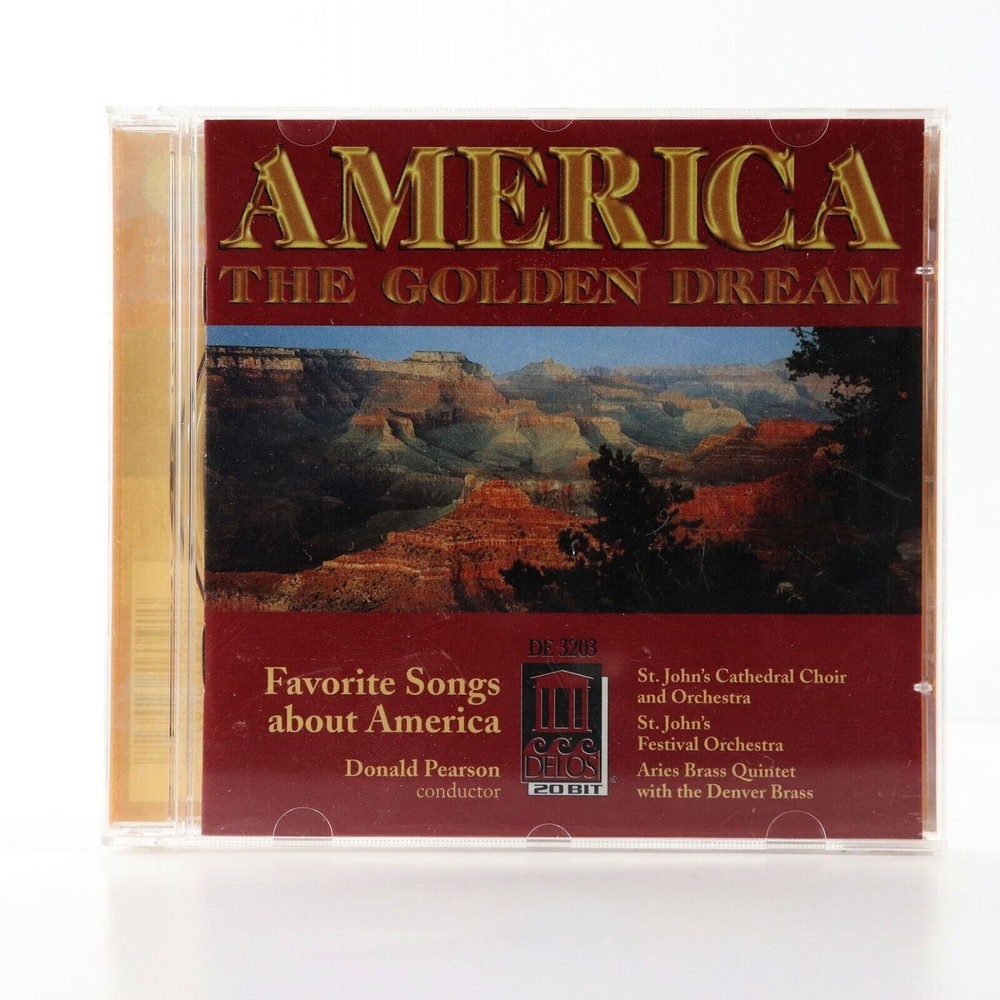 America the Golden Dream, St. John's Cathedral Choir (CD, 1996 Delos) SEALED New